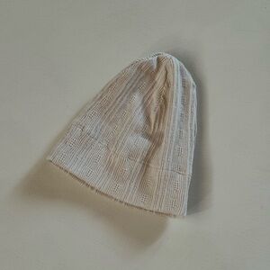 Bebe Organic Pointelle Knit Baby Hat Beige 0-3m